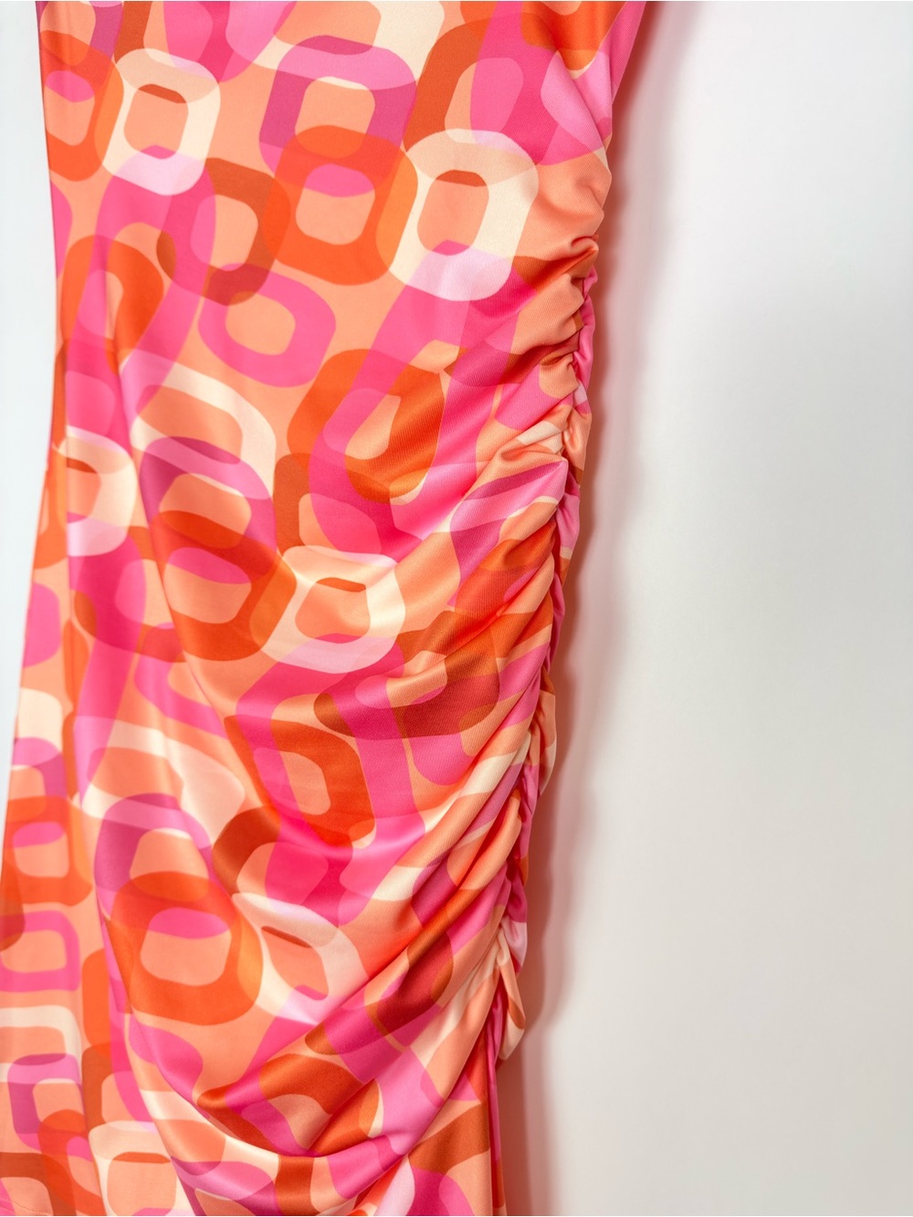 Princess Polly Twiggy Mini Retro Bodycon Dress Ruched Stretch Y2K Festival 4 - Picture 9 of 12